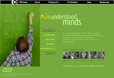 Misunderstood Minds - Homepage