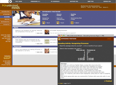 Misunderstood Minds - Reading page and experience excercise